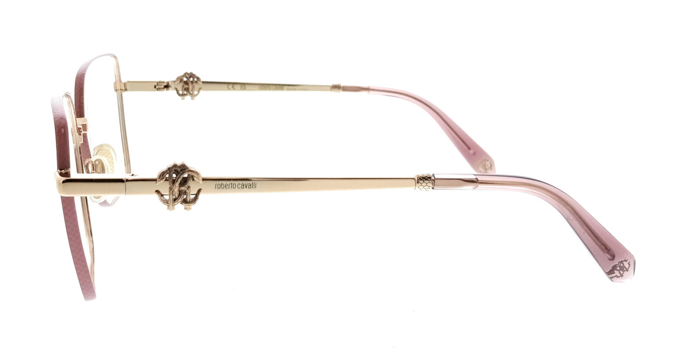 Roberto Cavalli VRC029 5702AM Copper Gold W Color Square Optical Frames