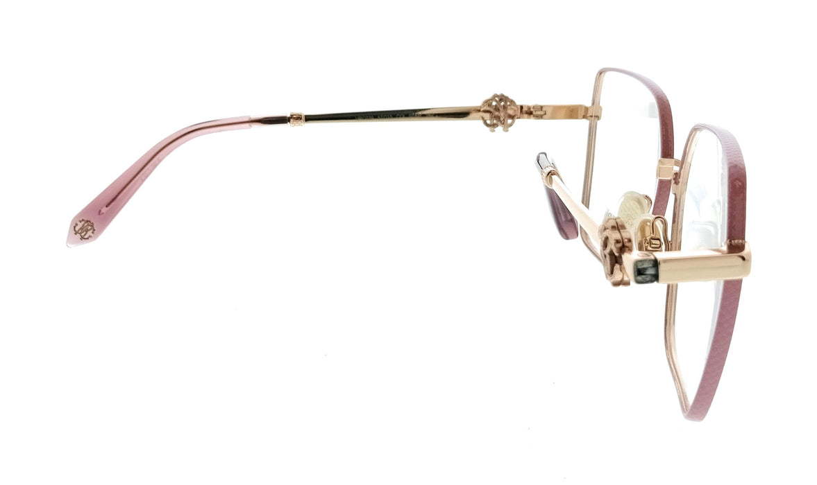 Roberto Cavalli VRC029 5702AM Copper Gold W Color Square Optical Frames