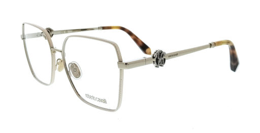 Roberto Cavalli VRC029 570492 Lt Gold Colors 0 Square Unisex Optical Frames
