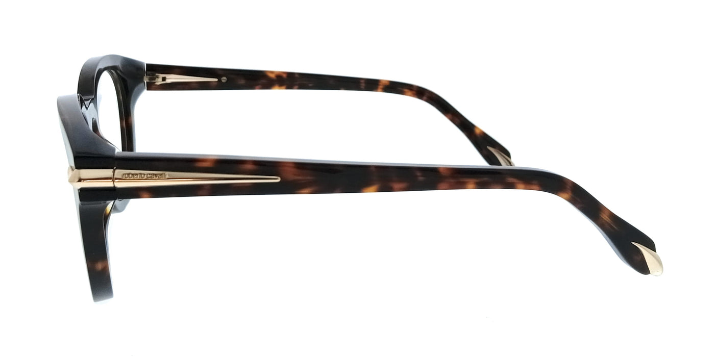 Roberto Cavalli VRC044M490743 Brown Yellow Havan Square Optical Frames