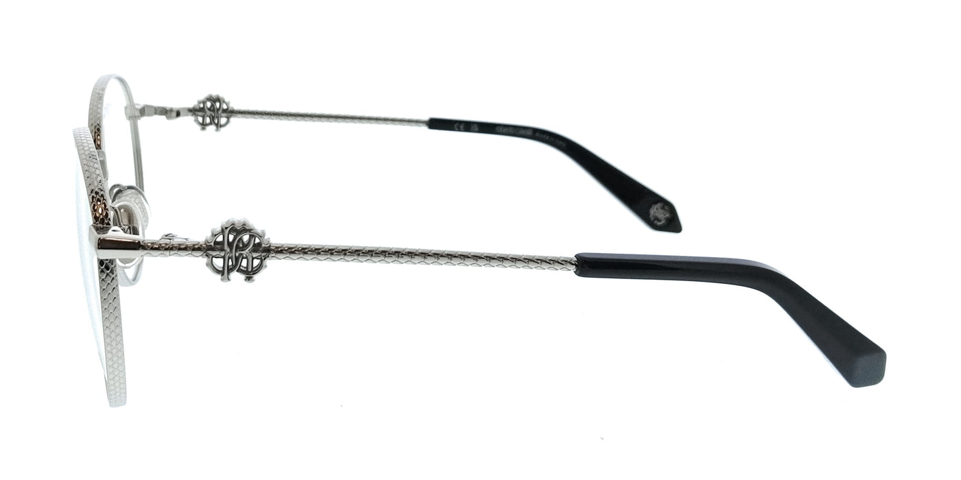 Roberto Cavalli VRC047 520579 Shiny Palladium Cat Eye Womens Optical Frames