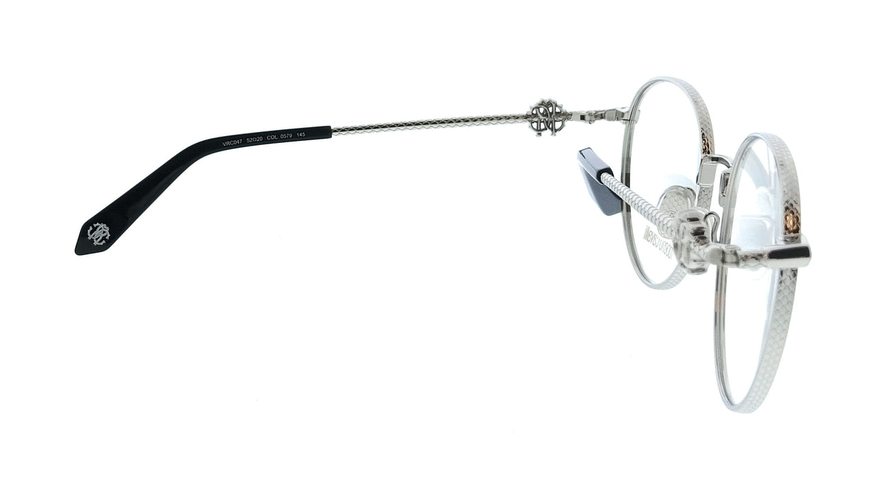Roberto Cavalli VRC047 520579 Shiny Palladium Cat Eye Womens Optical Frames