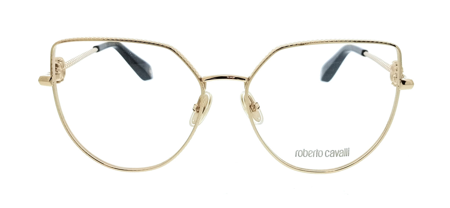 Roberto Cavalli VRC048 560300 Shiny Rose Gold Square Womens Optical Frames