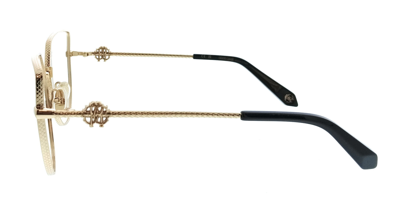 Roberto Cavalli VRC048 560300 Shiny Rose Gold Square Womens Optical Frames