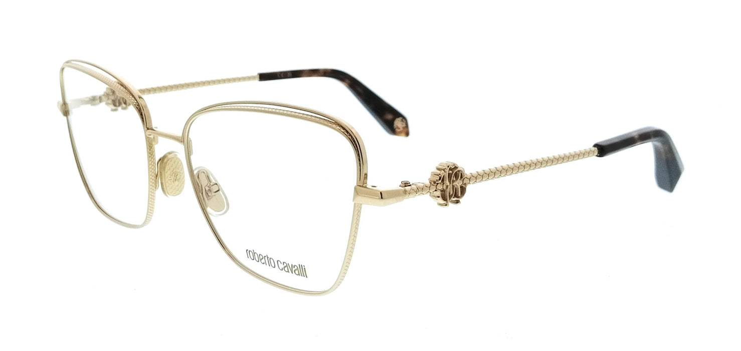 Roberto Cavalli VRC069V56300V Rose Gold Square Womens Optical Frames