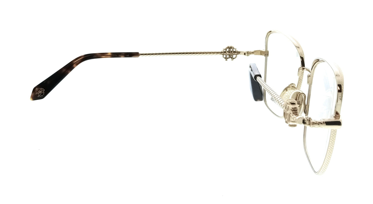 Roberto Cavalli VRC069V56300V Rose Gold Square Womens Optical Frames