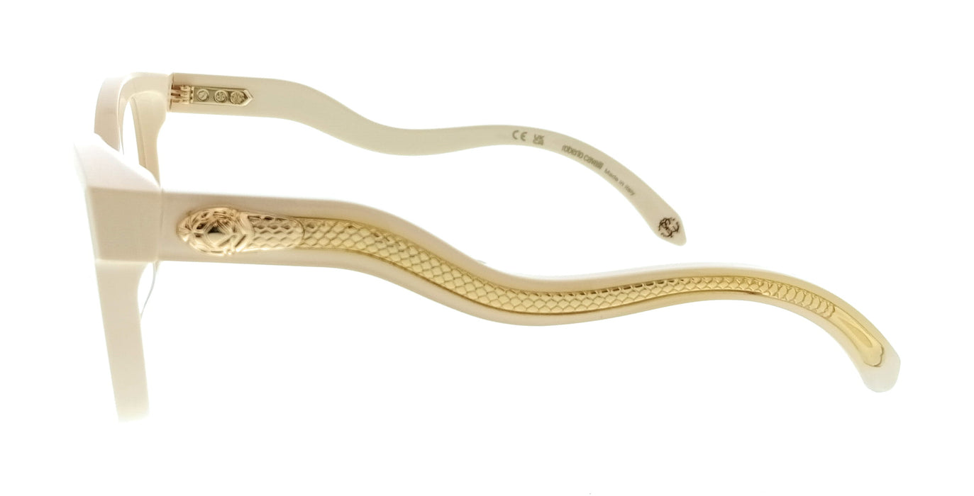 Roberto Cavalli VRC072 5309X7 Shiny Cream Cat Eye Womens Optical Frames