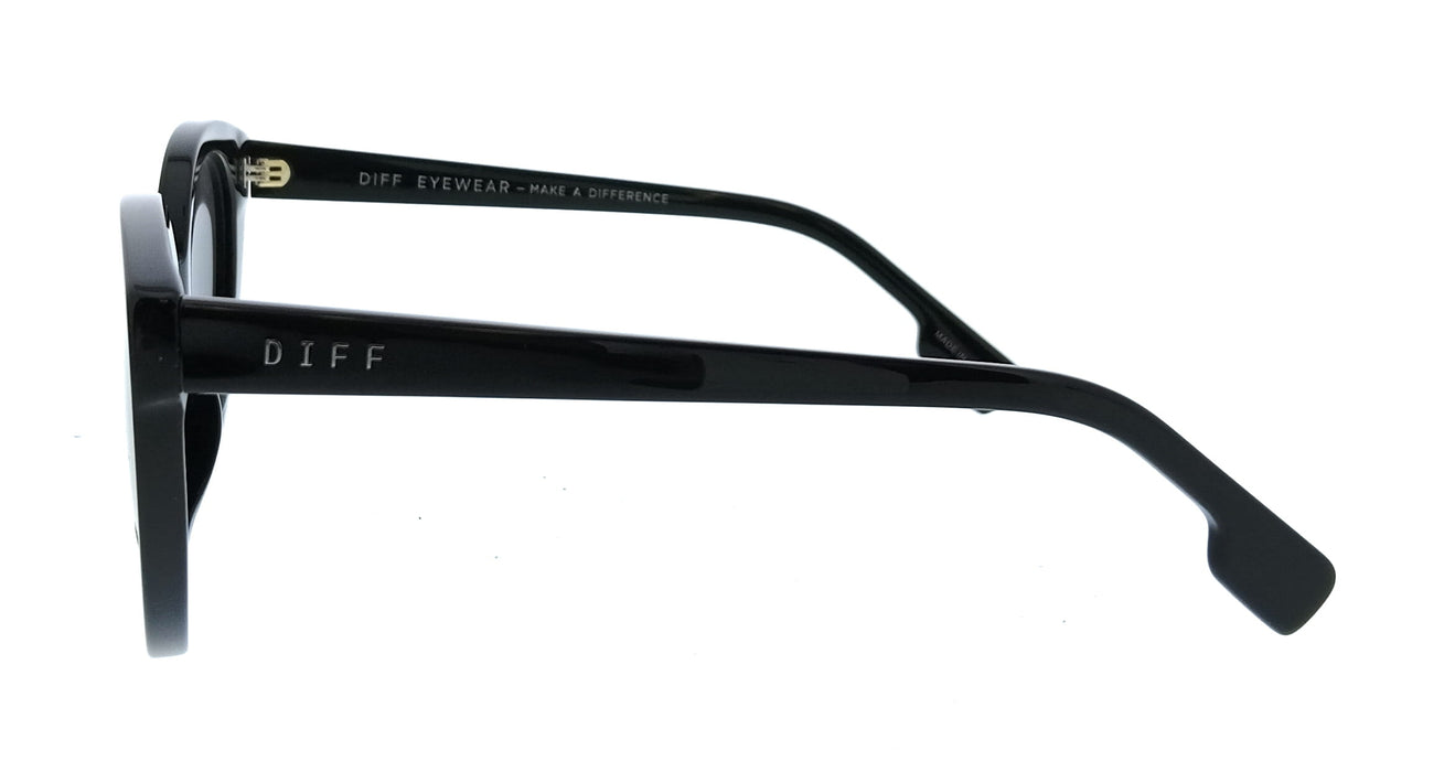 Diff SDFEMMY520BLA Black Square Womens Sunglasses