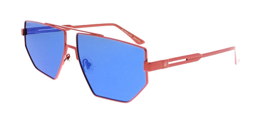 Diff SDFHERO610RED Red Shield Unisex Sunglasses