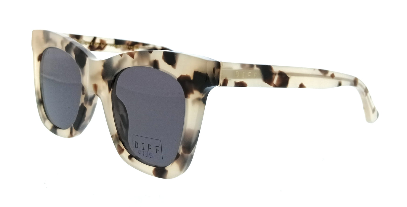 Diff SDFKAIA580CRM Cream Tortoise Butterfly Womens Sunglasses