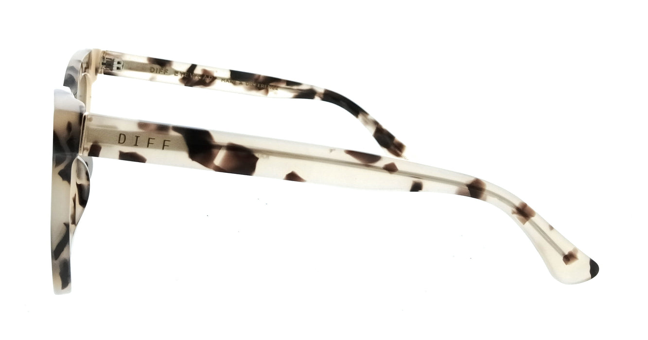Diff SDFKAIA580CRM Cream Tortoise Butterfly Womens Sunglasses