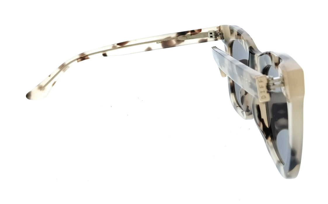 Diff SDFKAIA580CRM Cream Tortoise Butterfly Womens Sunglasses