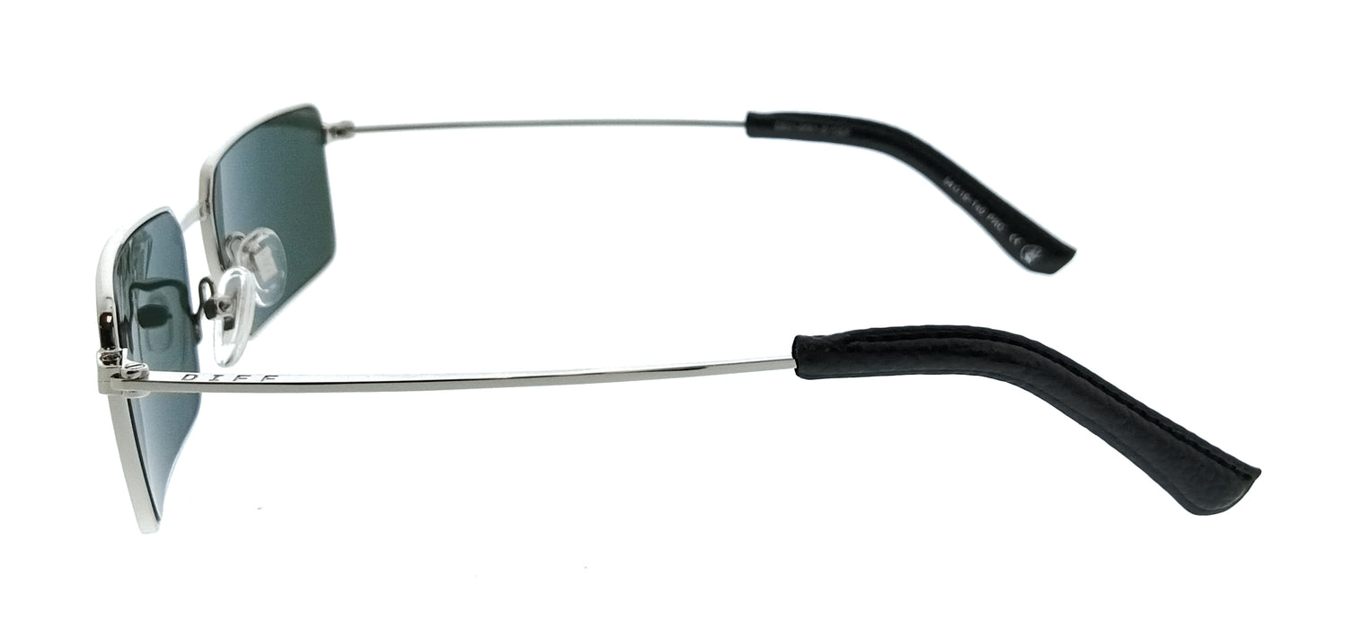 Diff SDFSLY 540SIL Black Aviator Womens Sunglasses