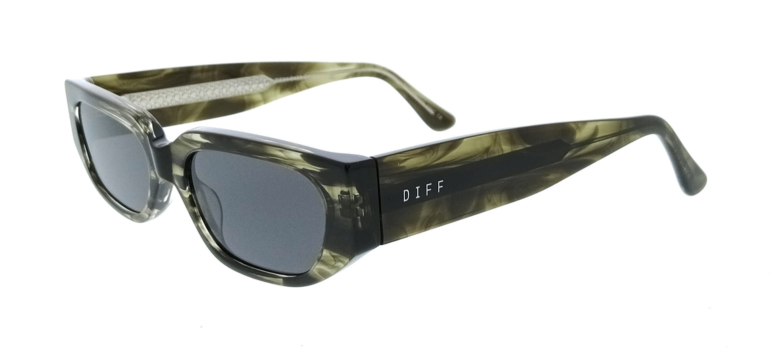 Diff SDFSLY 549U47 Green Aviator Womens Sunglasses