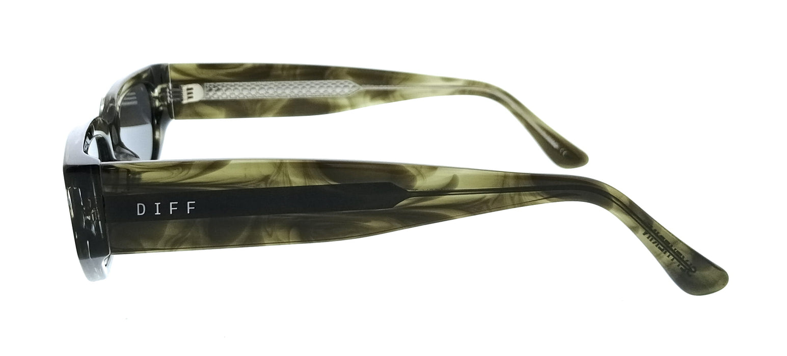 Diff SDFSLY 549U47 Green Aviator Womens Sunglasses
