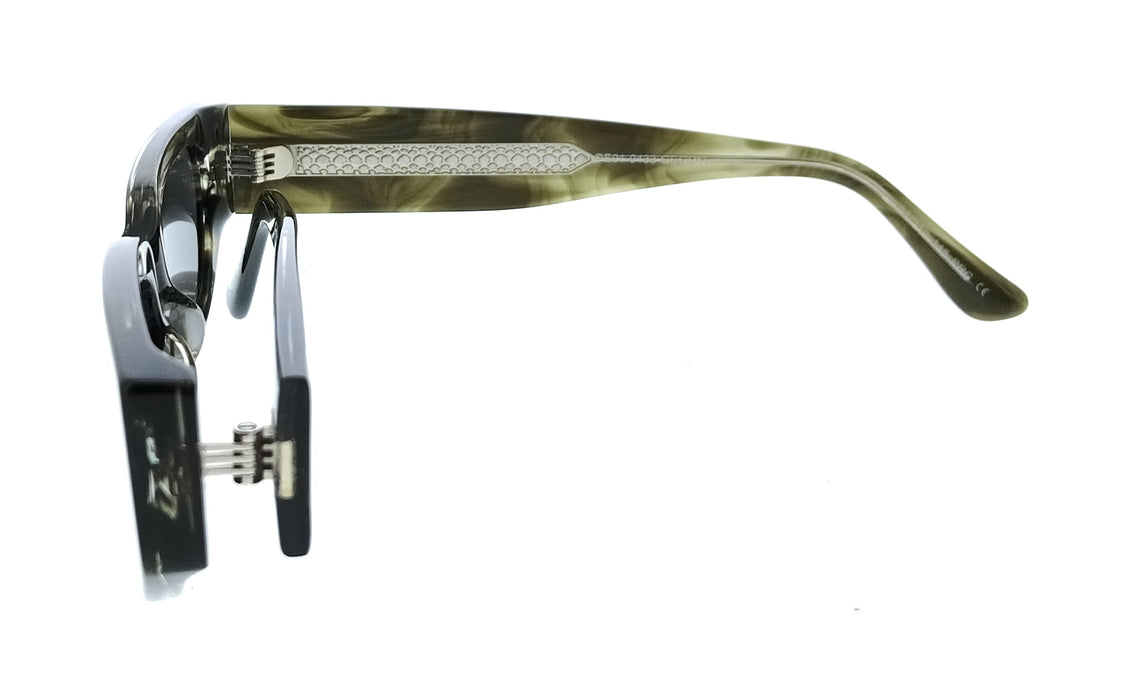 Diff SDFSLY 549U47 Green Aviator Womens Sunglasses