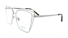 Diff VDFBCK3570SIL Black Square Womens Optical Frames
