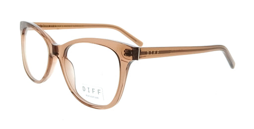 Diff VDFCRNA50DCRY Black Rectangle Womens Optical Frames