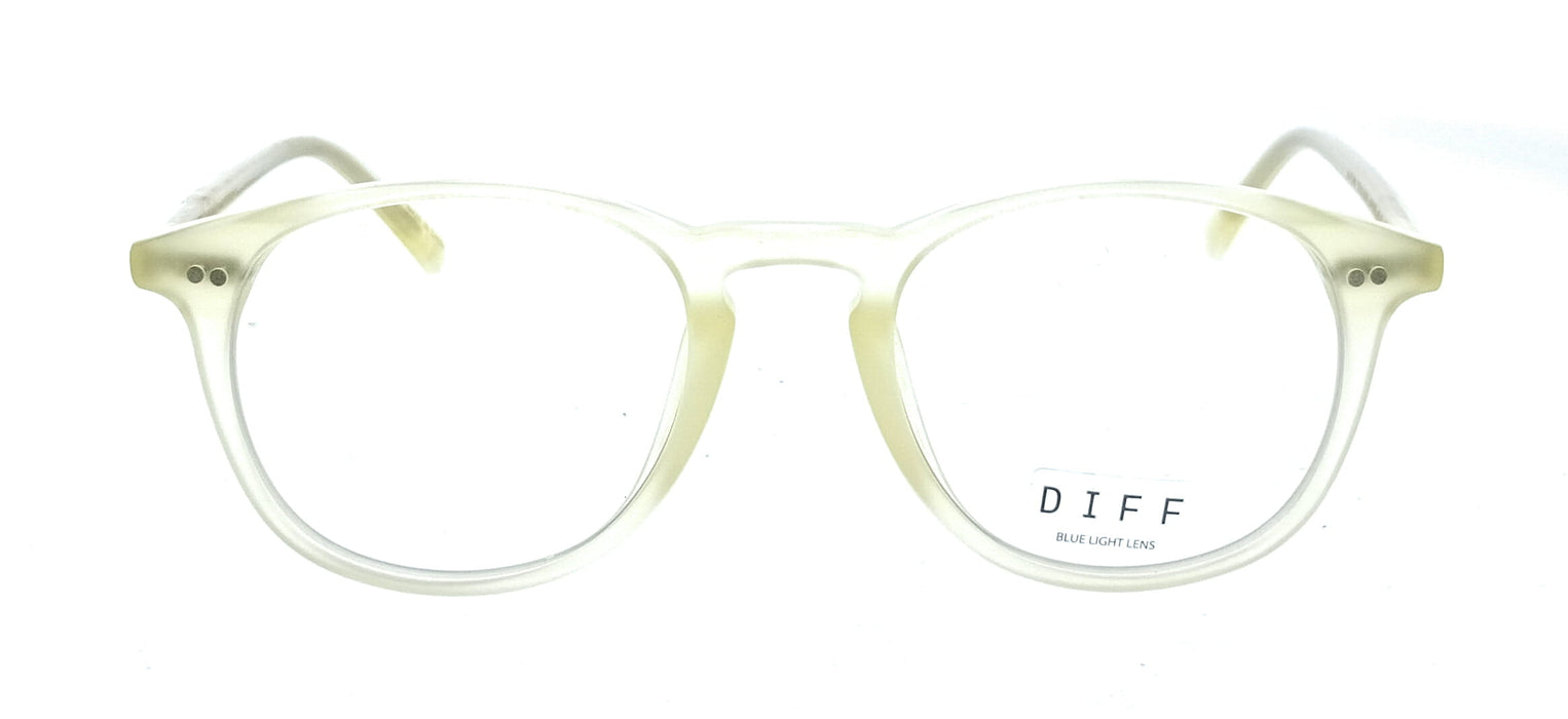 Diff VDFJAXS49GRNT Black Square Womens Optical Frames