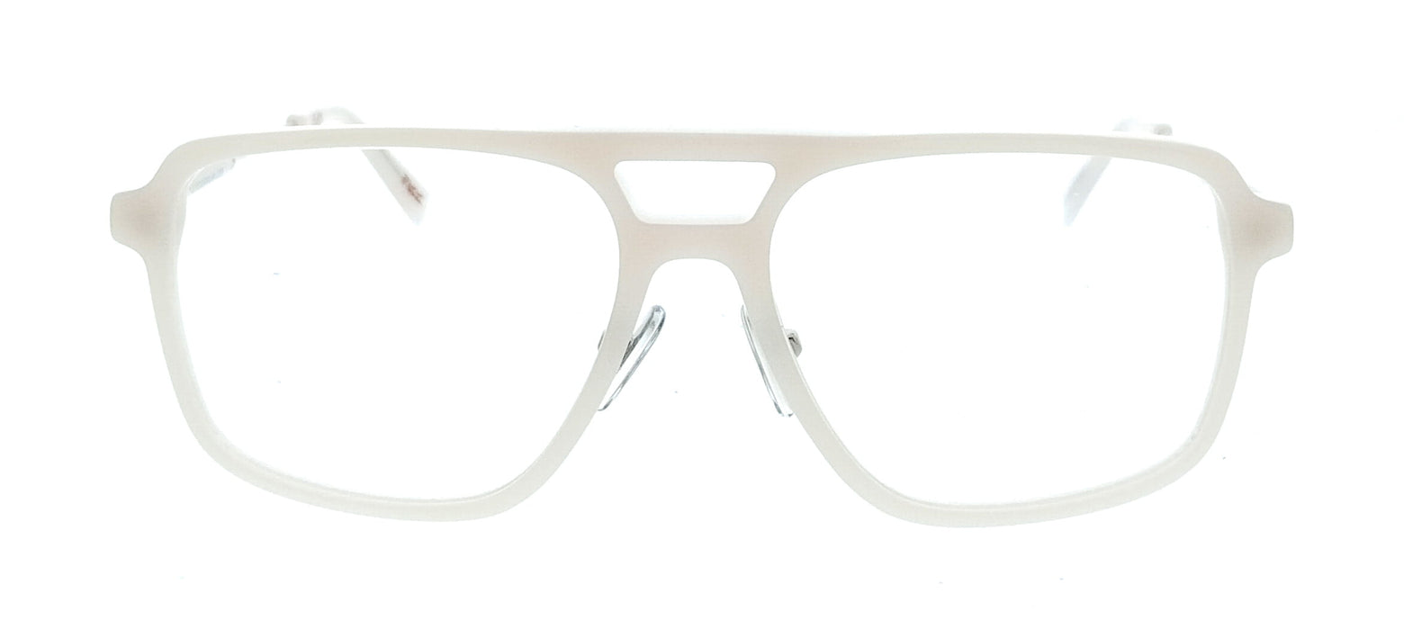 Diff VDFLKE 560WHI White Rectangle Mens Optical Frames
