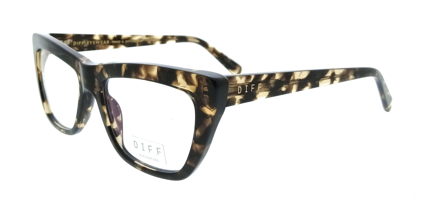 Diff VDFNAD 540BLT Espresso Tort - 0T 54 17 145 Square Womens Optical Frame