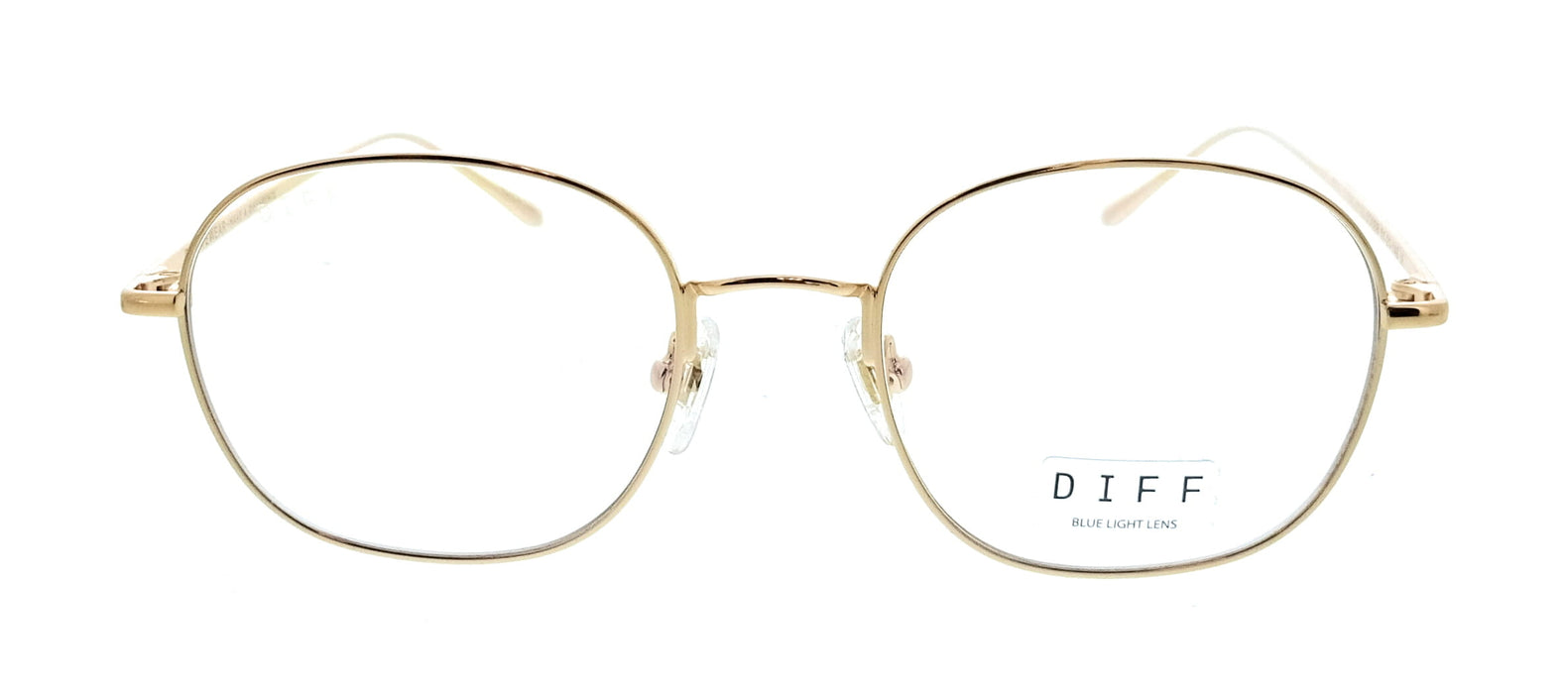 Diff VDFREID510GOL Black Round Unisex Optical Frames