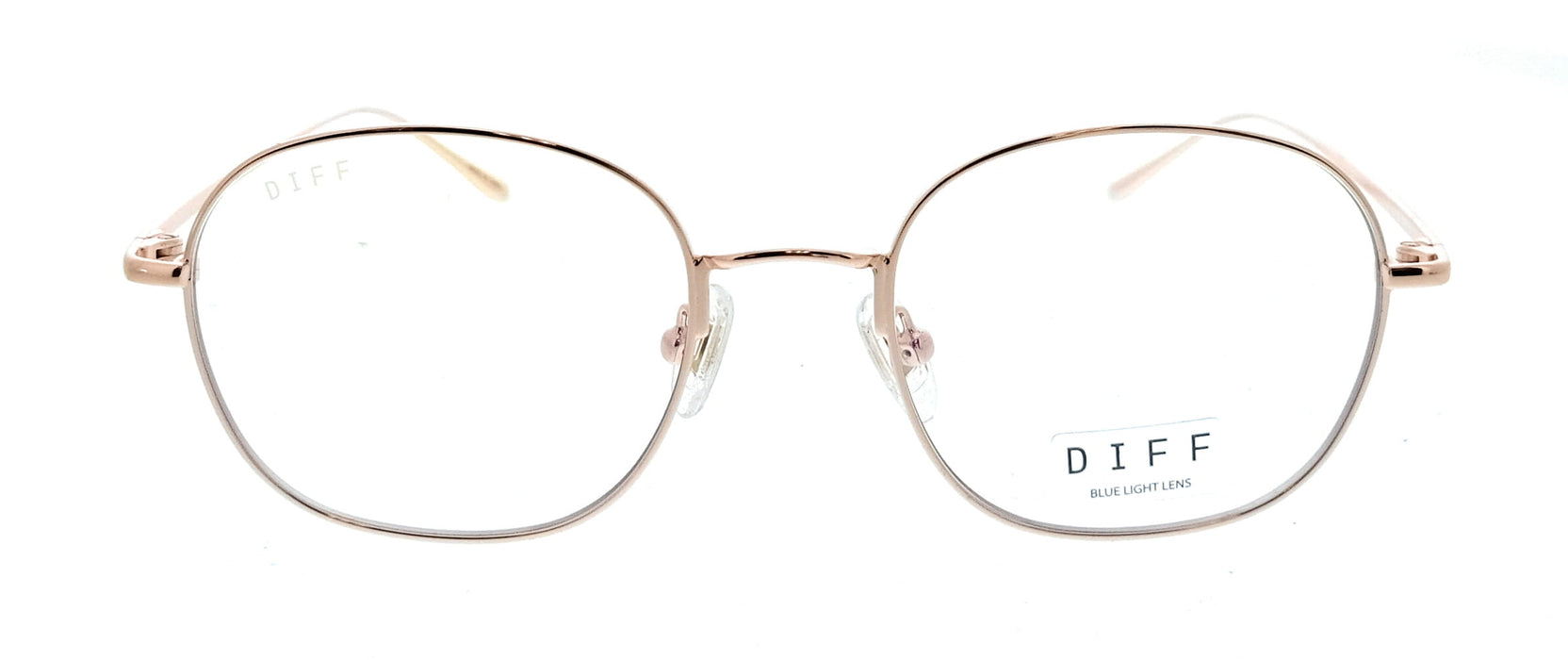 Diff VDFREID51RGOL Rose Gold Round Unisex Optical Frames