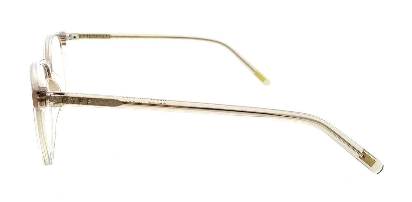 Diff VDFRENE53VCRY Vintage Crystal Rectangle Unisex Optical Frames