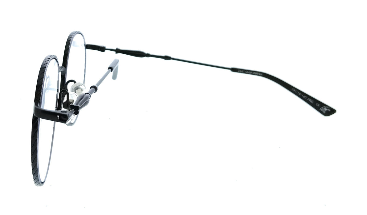 Diff VDFRVN 540BLA Matte Ack Rectangle Unisex Optical Frames