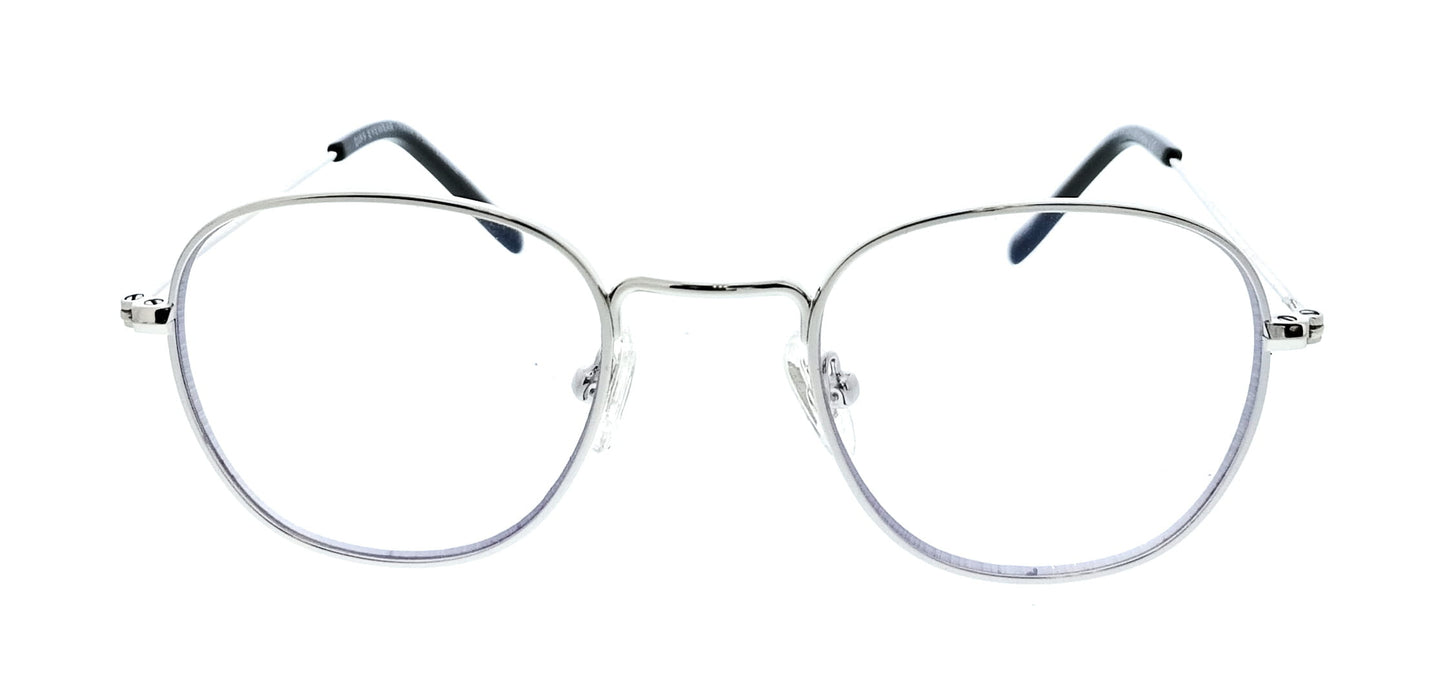 Diff VDFSAGE460SIL Black Round Unisex Optical Frames