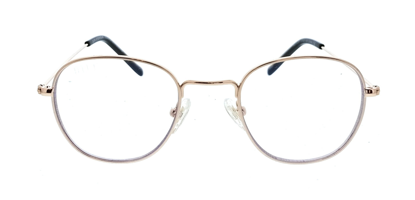 Diff VDFSAGE46RGOL Rose Gold Round Unisex Optical Frames