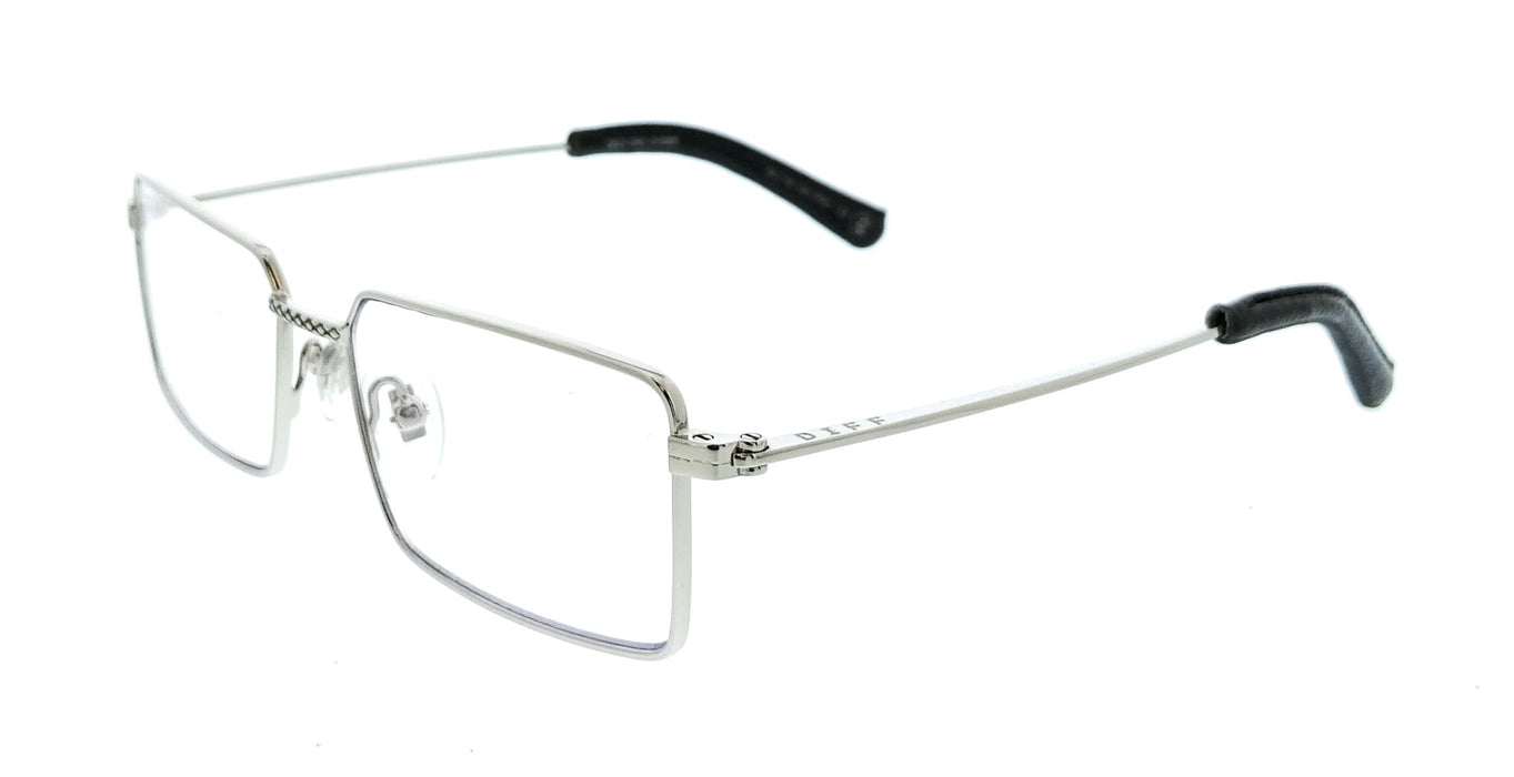 Diff VDFSLY 540SIL Black Aviator Unisex Optical Frames