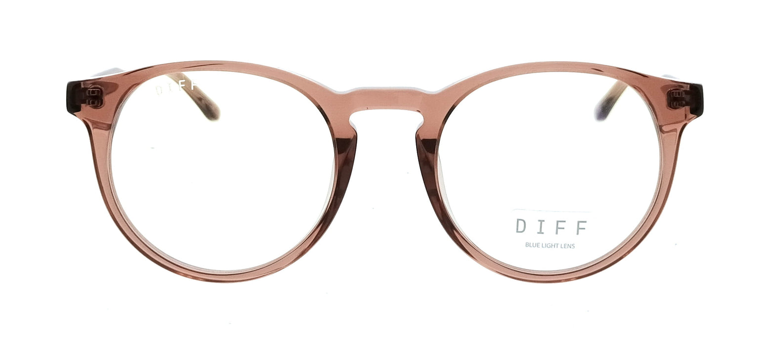 Diff VDFSWYR480BR6 Dark Brown Cat Eye Womens Optical Frames
