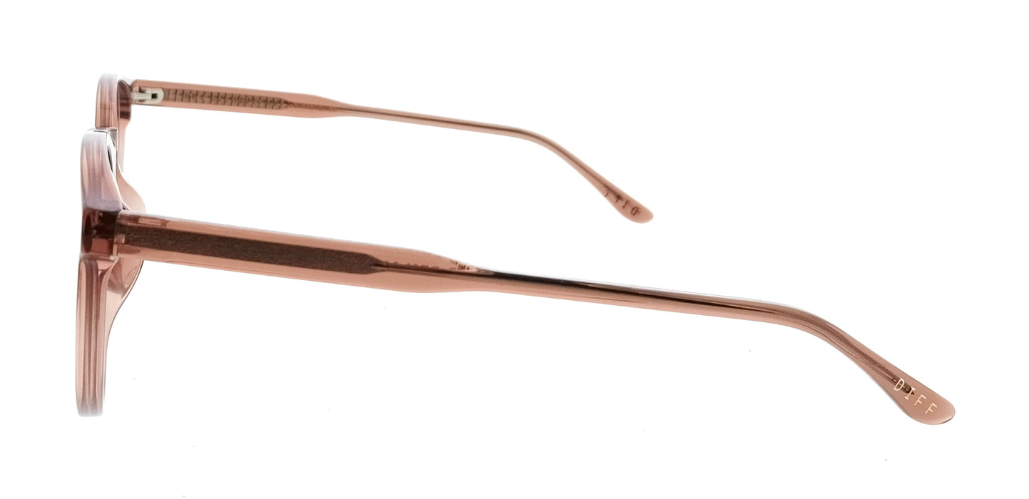 Diff VDFSWYR480BR6 Dark Brown Cat Eye Womens Optical Frames