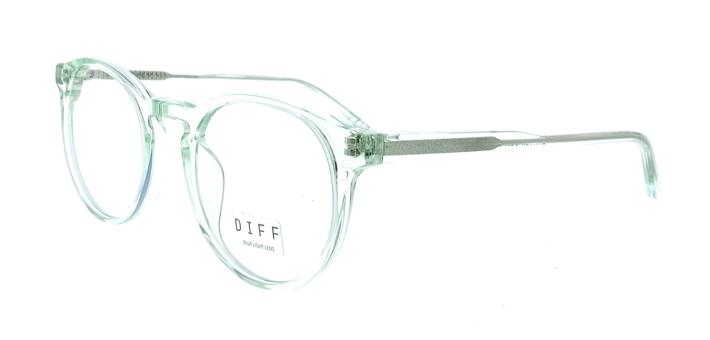 Diff VDFSWYR48LAGB Lagoon Crystal Cat Eye Womens Optical Frames