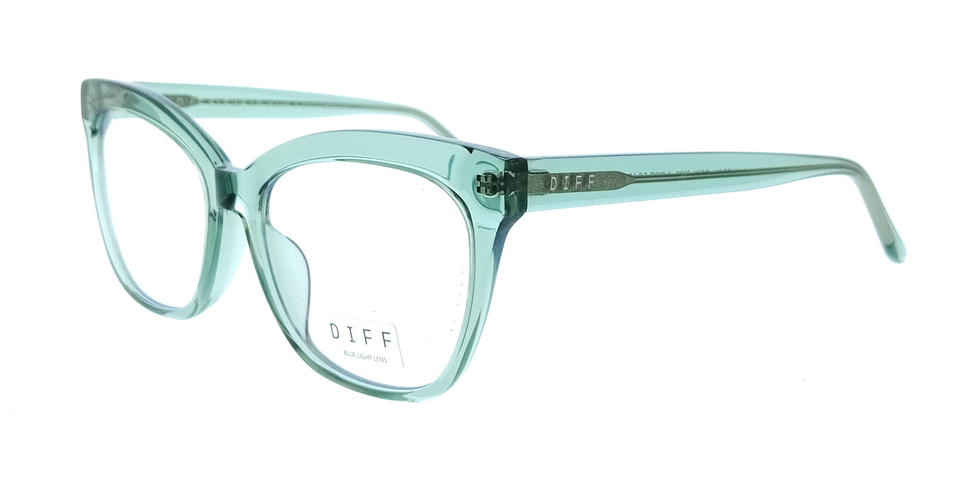 Diff VDFWNST500U44 Sage Crystal Rectangle Unisex Optical Frames