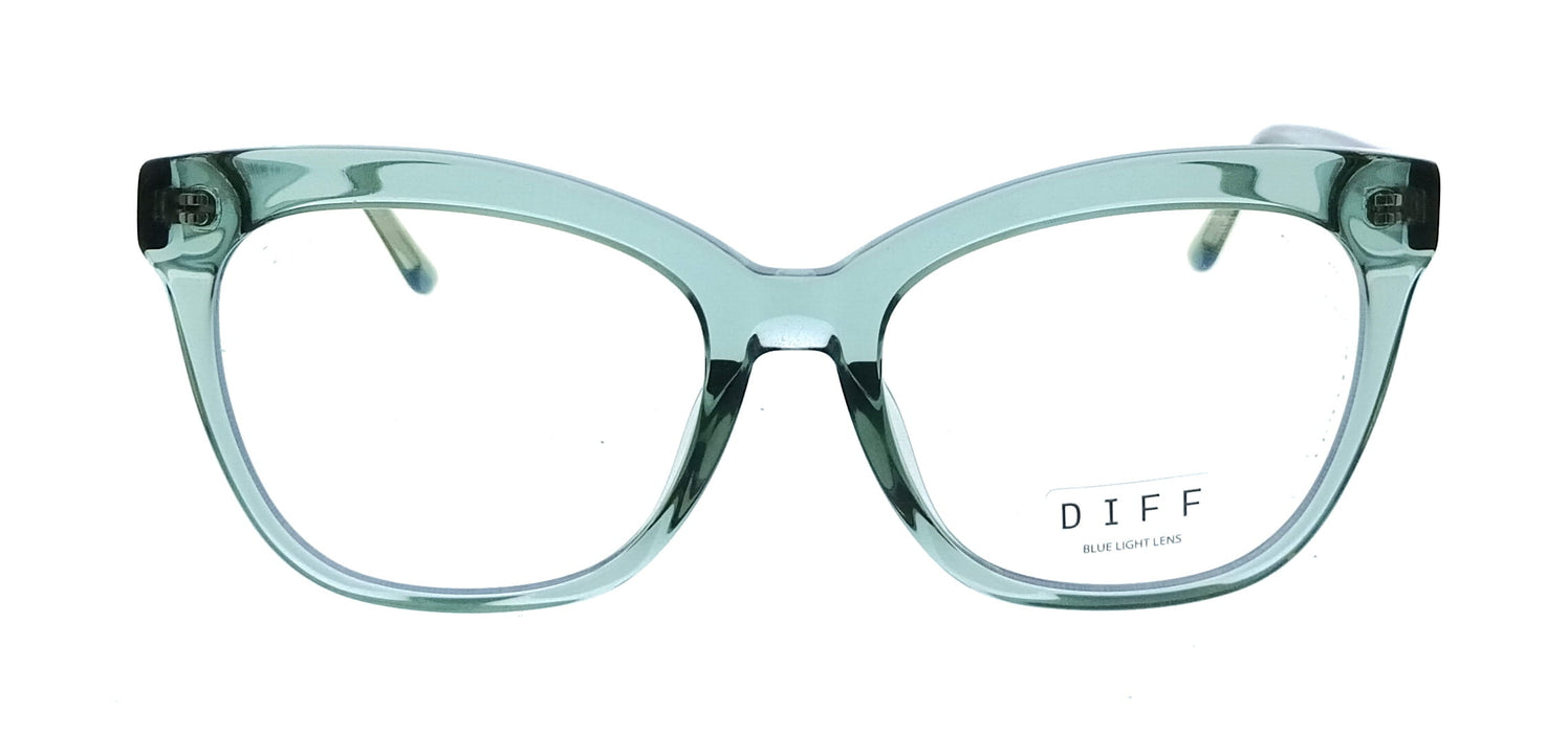 Diff VDFWNST500U44 Sage Crystal Rectangle Unisex Optical Frames
