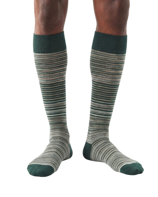 Missoni Taupe  Mens Stripe Dress Socks-