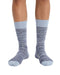 Missoni Sky Blue Mens Stripe Dress Socks-M