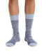 Missoni Sky Blue Mens Stripe Dress Socks-S