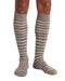 Missoni Grey Pink Mens Zigzag Knit Dress Socks-