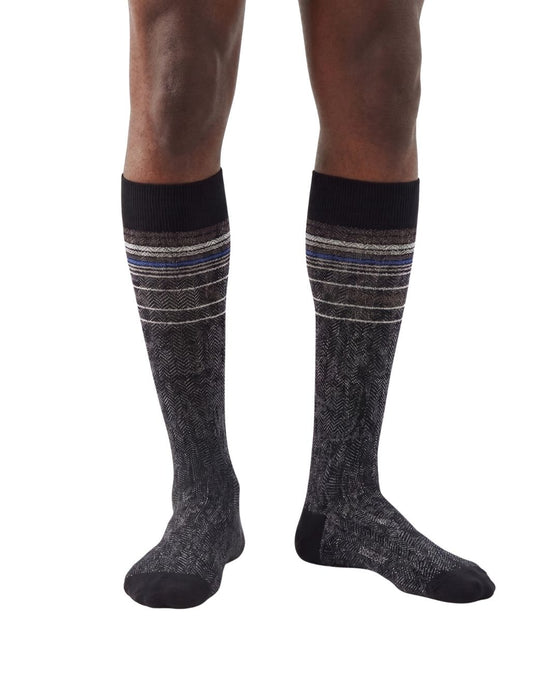 Missoni Black  Mens Micro Zigzag Dress Socks-S
