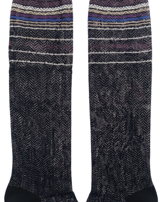 Missoni Black  Mens Micro Zigzag Dress Socks-