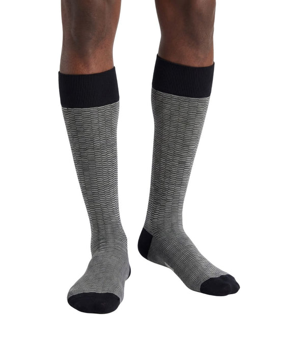 Missoni Navy Blue Mens Waffle Dress Socks-S