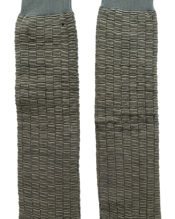 Missoni Green Mens Waffle Dress Socks-