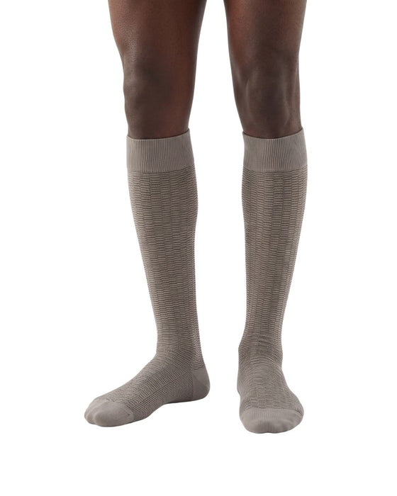 Missoni Taupe  Mens Waffle Dress Socks-