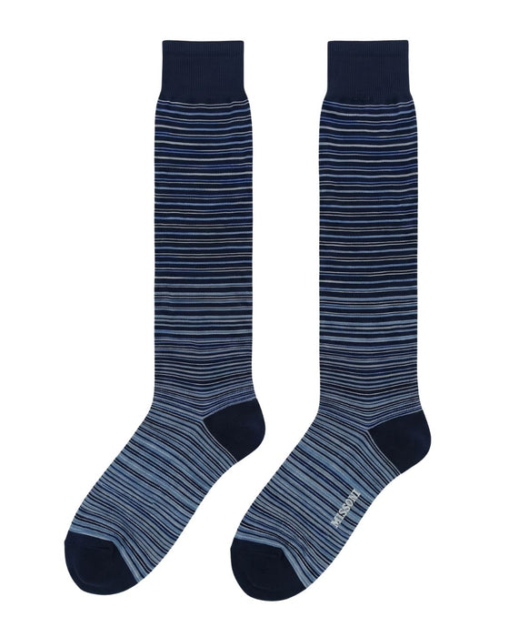 Missoni Navy  Mens Pinstripe Dress Socks-S