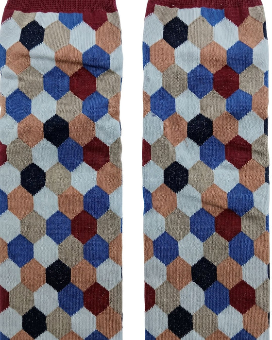 Missoni Multicolor Mens Honeycomb Dress Socks-L