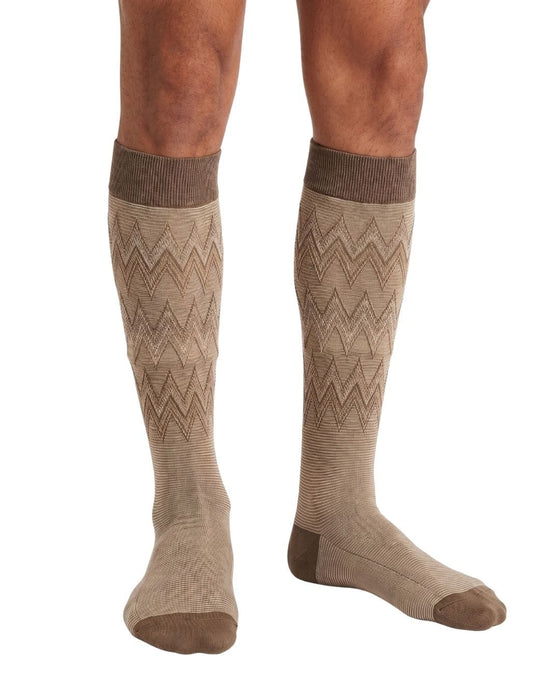 Missoni Sand Mens Chevron Dress Socks-
