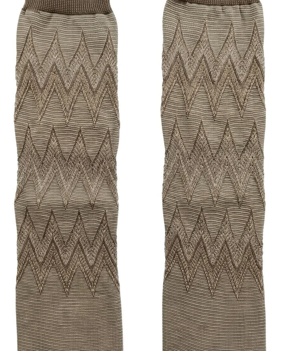 Missoni Sand Mens Chevron Dress Socks-
